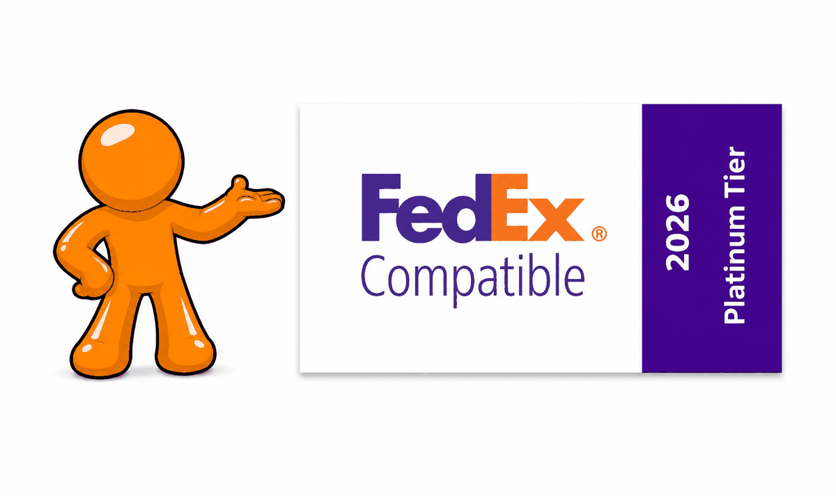 FedEx Compatible Platinum Tier 2026 badge